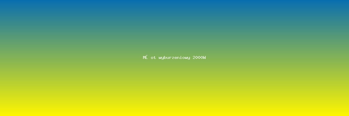 Młot wyburzeniowy 2000W