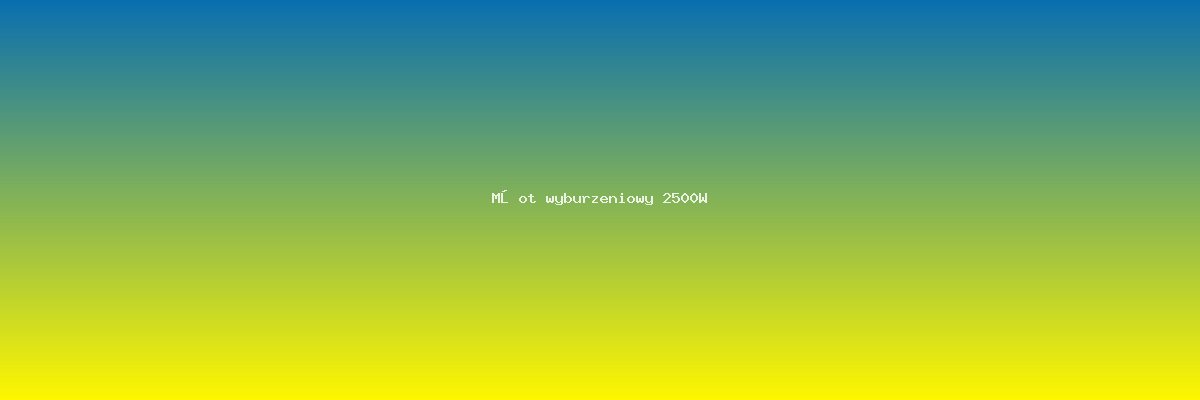 Młot wyburzeniowy 2500W